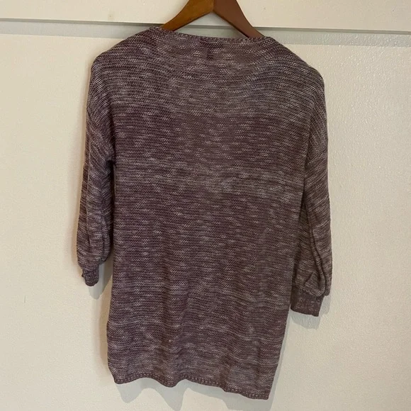 Express S Purple Knit Wrap Front Cross Sweater - Picture 6 of 8
